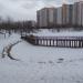 Пешеходный мост в городе Москва
