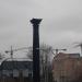Одна из колонн, отлитых для Триумфальной арки в городе Москва