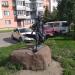 Скульптура «Мальчик и пеликан» в городе Москва