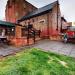 Car Park and Beer Garden of The Lion in Nottingham city