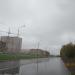 Разделительная полоса в городе Череповец