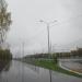 Разделительная полоса в городе Череповец