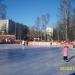 Ледовый каток в городе Пушкино
