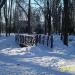 Пешеходный мост в городе Москва