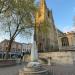 Leaf Stem Statue in Nottingham city