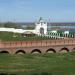 Западный участок крепостной стены монастыря в городе Нижний Новгород