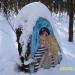 Пенёк с рисунком в городе Москва