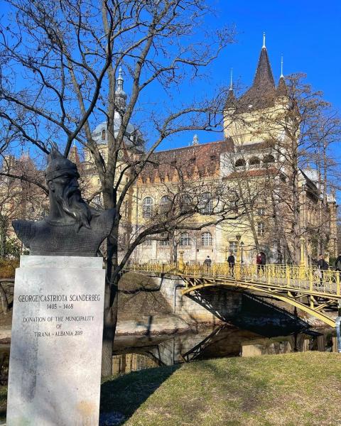 George Castriota Scanderbeg Statue Budapest