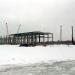 Строящаяся Московская судостроительная верфь в городе Москва