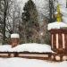 Башенка церковной ограды в городе Калязин