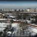 Автостоянка при Борисовском кладбище в городе Москва