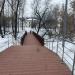 Пешеходный мост в городе Москва