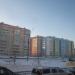 Разделительная полоса в городе Череповец