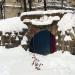 Грот с водопадом в городе Москва