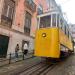 Elevador da Glória na Lisboa city