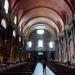 Burnt historic church interior