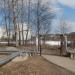 Трубопроводный мост в городе Кубинка