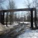 Трубопроводный мост в городе Кубинка