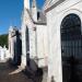 Avenue with chapel-shaped graves