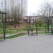 Три треугольных перголы-скамейки в городе Москва