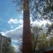 Недействующая дымовая труба бывшей пекарни в городе Москва
