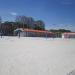 Summer beach sports area in the Gorky Park