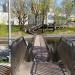Пешеходный мост через затон в городе Москва