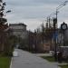 Разделительный газон в городе Москва
