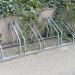 Bicycle stand in Warsaw city
