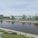 Новая набережная реки Омь в городе Омск
