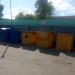 Waste collection point in Homieĺ city
