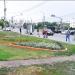 Цветник в городе Москва