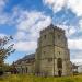 Church of St Mary the Virgin (lt) in Eastbourne city