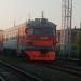Электропоезд переменного тока ЭР9П в городе Энгельс