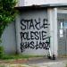 Graffiti in Łódź city
