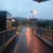 Fußgängerbrücke in Stadt Essen