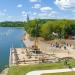 Реконструируемый причал Коломенское в городе Москва