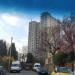 Burrows Court Tower Block in Nottingham city