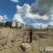 Место авиаракетного удара в городе Константиновка