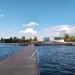 Molo na plaży miejskiej in Olsztyn city