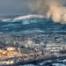 Дымовая труба в городе Магадан