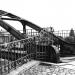 IJzeren passerelle in Ronse city