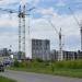 Строящийся жилой дом в городе Барнаул
