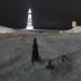 Бронзовый макет исторической части Калязина до затопления в городе Калязин