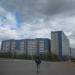 Надземный участок теплотрассы в городе Череповец