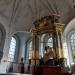 Historic interior of the church in Stockholm city