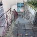 Stairs to the bridge leading to the observation deck in Stockholm city