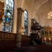 Historic interior of the church in Stockholm city