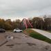 Пешеходный мост через реку Яузу в городе Москва