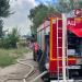 Сгоревший барак (ул. Тургенева, 48) в городе Энгельс